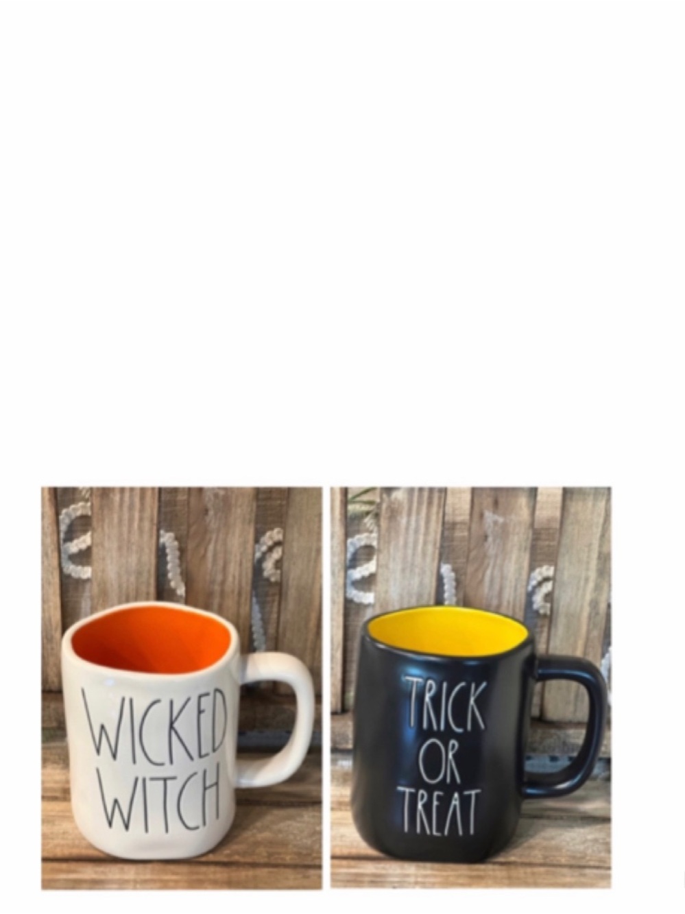 NEW Rae Dunn Wicked Witch + Rae Dunn Trick Or Treat Mug
